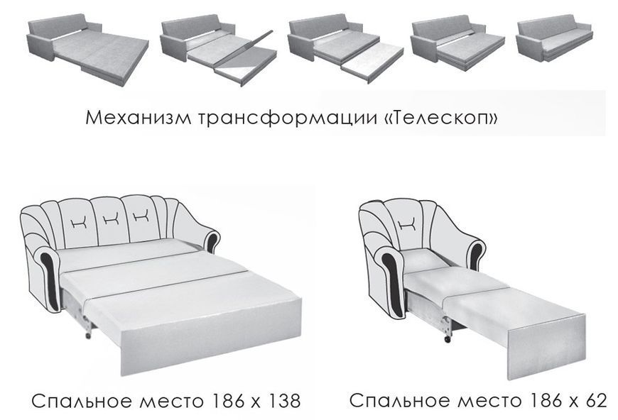 Диван Мустанг 00053 фото
