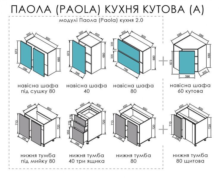 Кухня кутова Паола 1874434693 фото